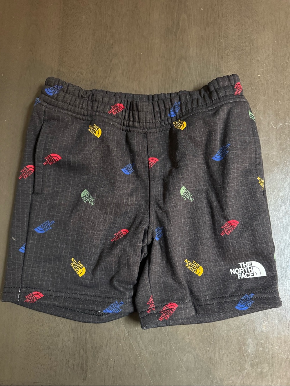 The North Face Kids' Black Logo-Print Shorts NWOT